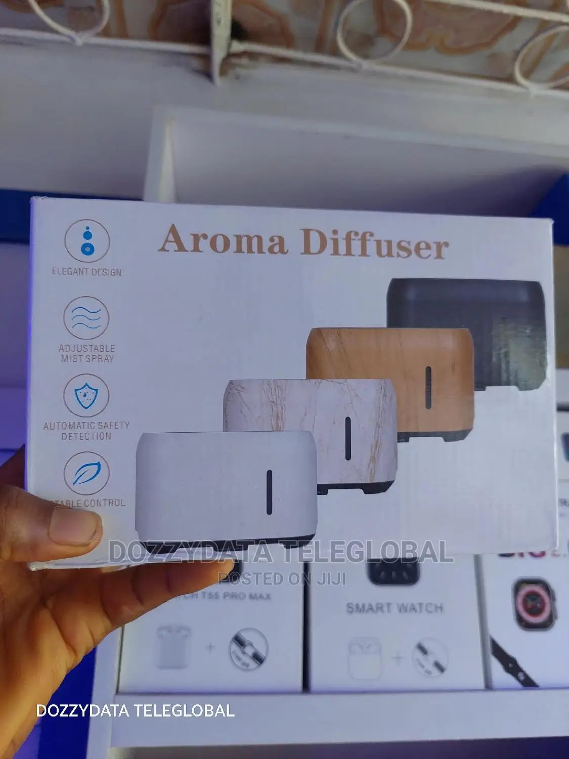 Aroma Diffuser With 3d Flame and Remote