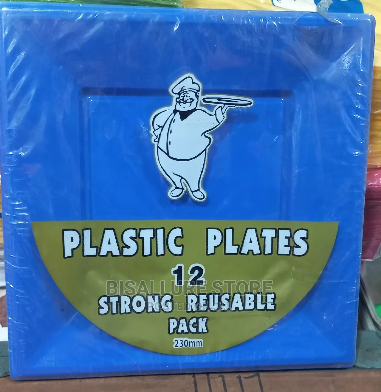 Reusable Flat Party Plates - 12 Piece