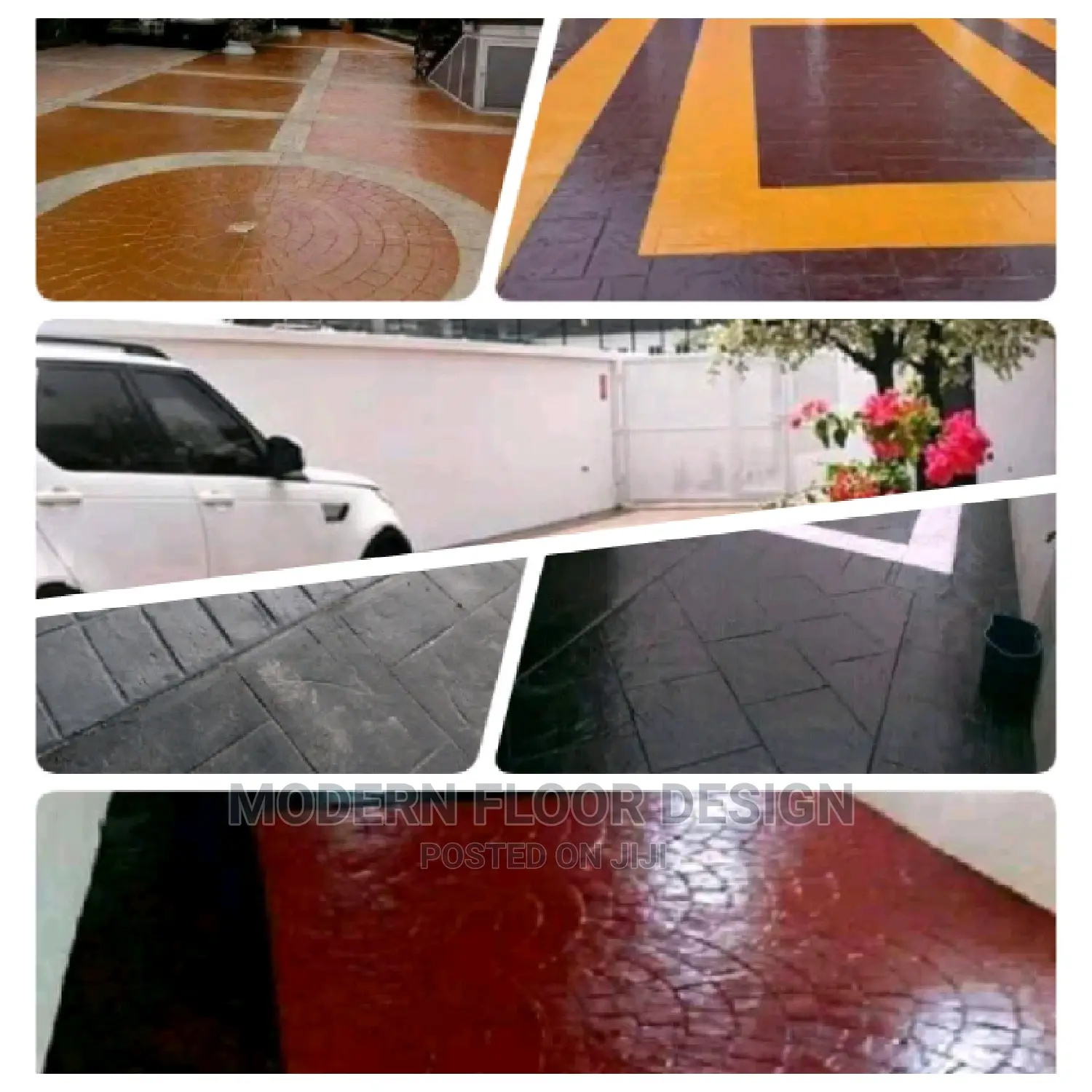 Mostly Arisonia Modern Stamps Floor