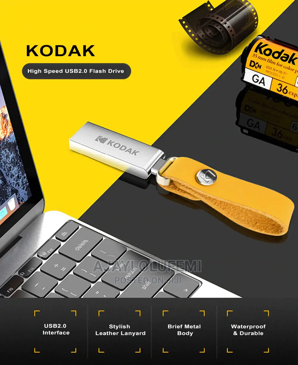 KODAK Type C / USB 3.2 Metal Flash Drives (32,64 126GB).