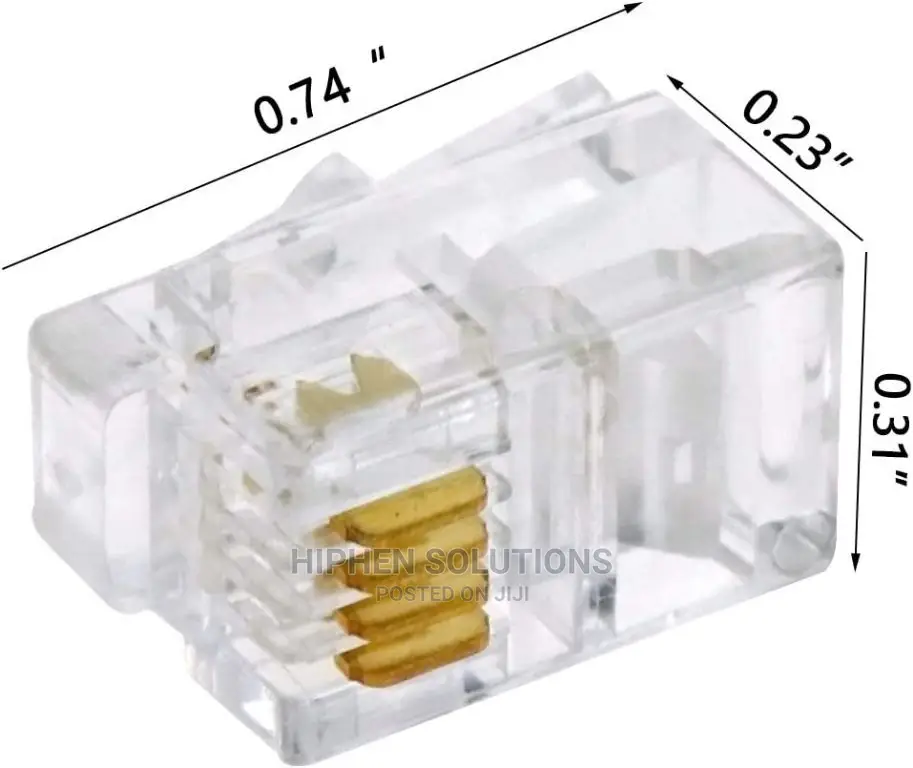 RJ11 Socket Connector 4P4C