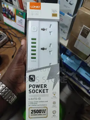 Ldnio 5 Power Socket 6 Auto USB SC5614