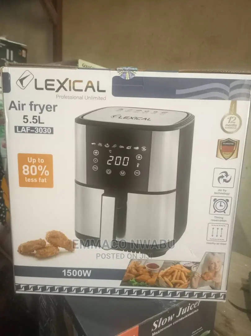 LEXICAL Professional Digital Airfryer 5.5litres 1500watts