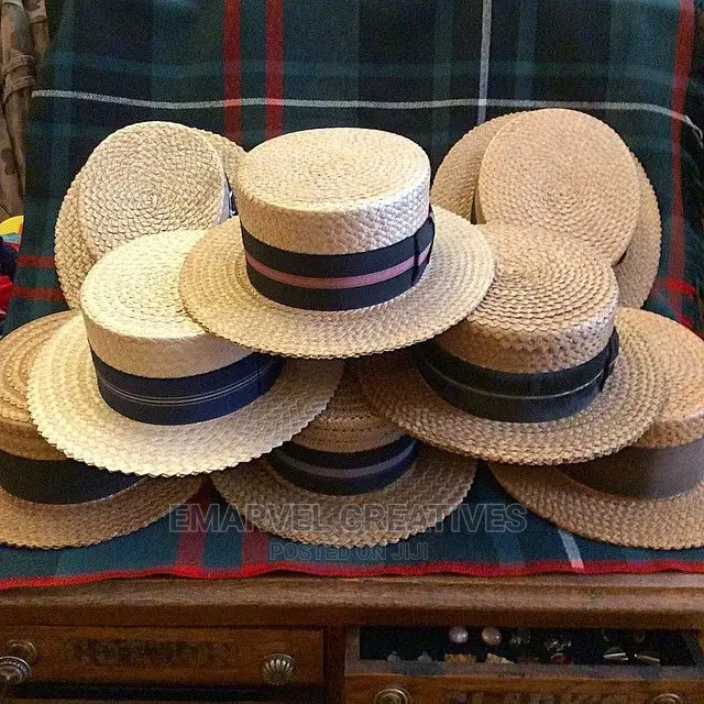 Original High Grade Flat Head Straw Hat