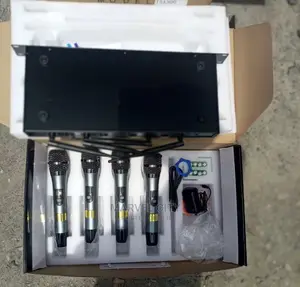 4 Channels Wireless Microphone With 4 Mics(4 in 1)