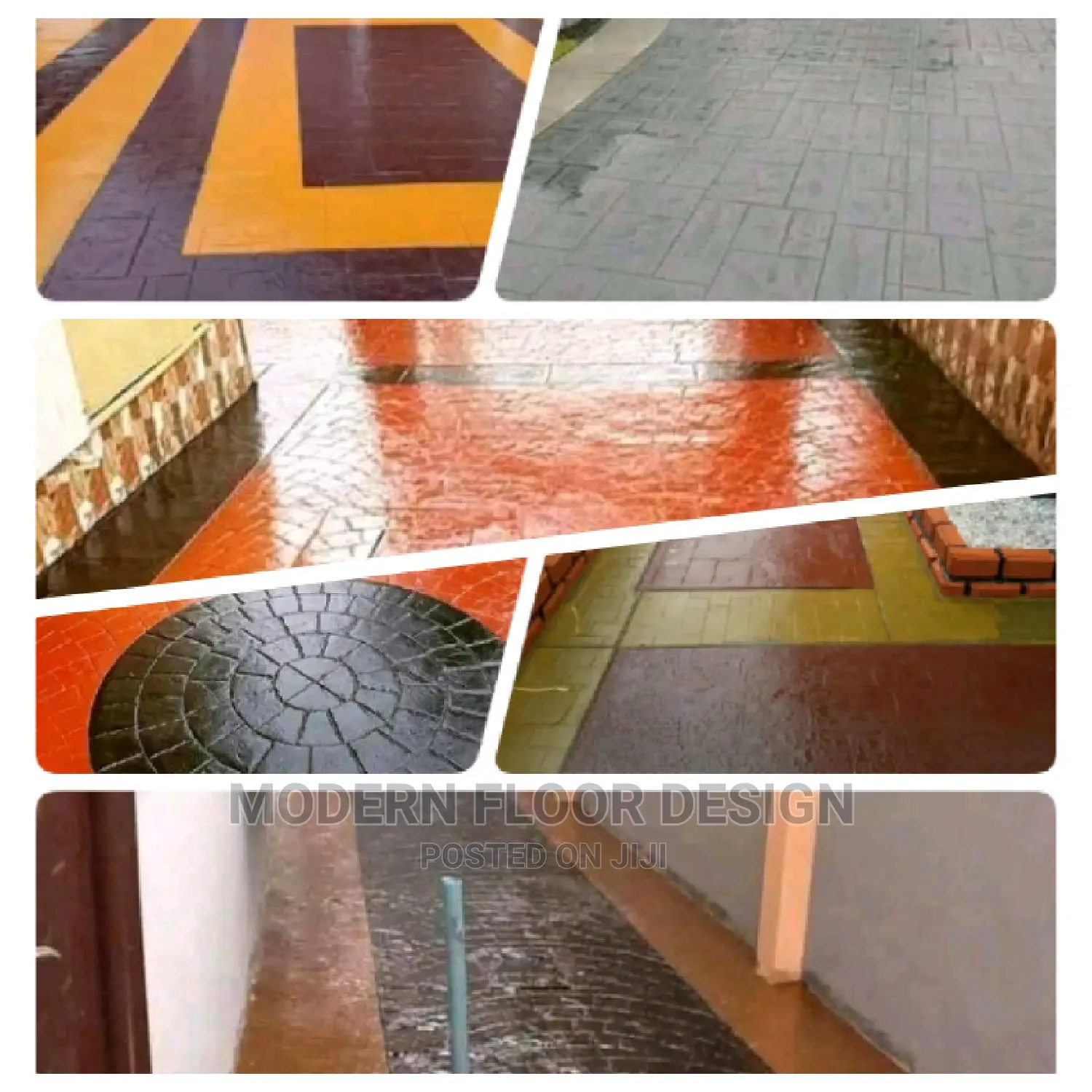 Mostly Arrow Modern Stamps Floor