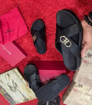 Original SALVTORE FERRAGAMO Slippers Available in Store