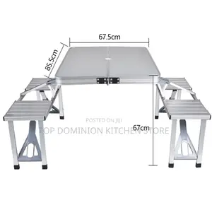 Camping Aluminum Foldable Picnic Table