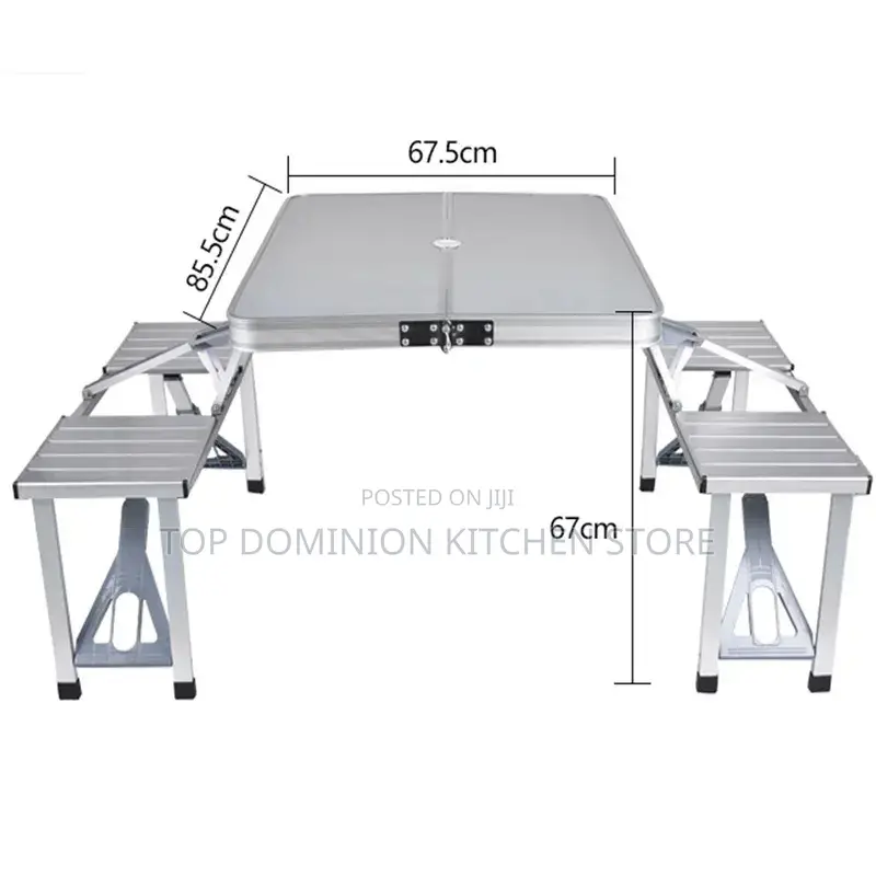 Camping Aluminum Foldable Picnic Table