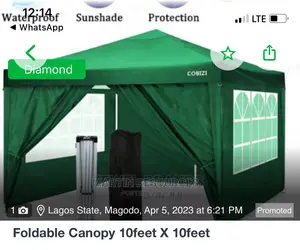 Foldable Canopy 10feet X 10feet