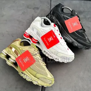 Original Supreme X Nike Shox Ride 2 Sneakers