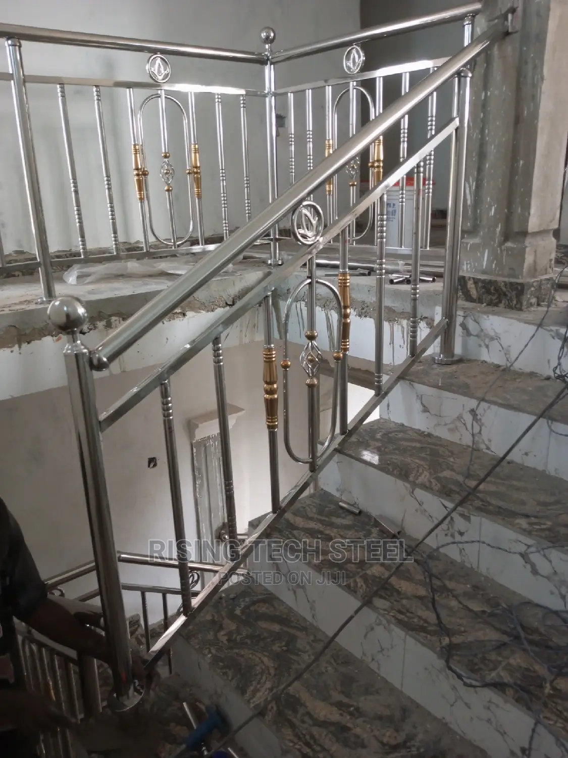 Stainless Handrail 25mm Basket Cumbi