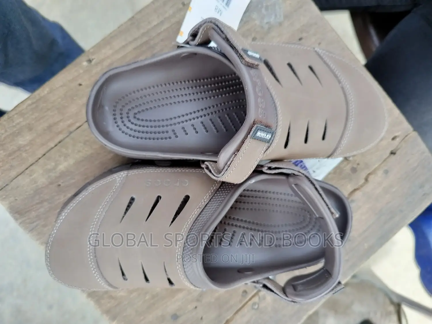 Crocs With Leather Top