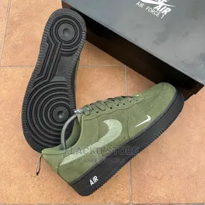 Original Nike Air Force 1 ‘07 LV8 Reflective Swoosh Sneakers