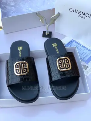 Photo - Original Versace Men Leather Slippers