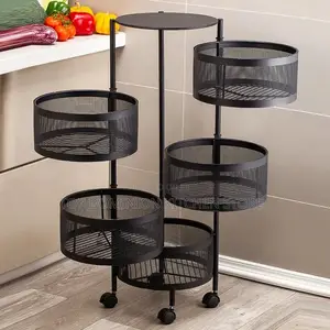 5layer Storage Moveable Rack