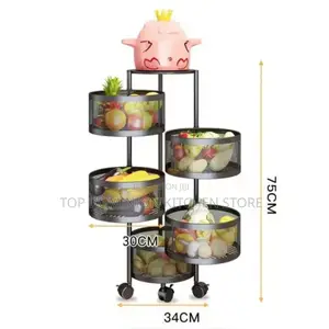 5layer Storage Moveable Rack