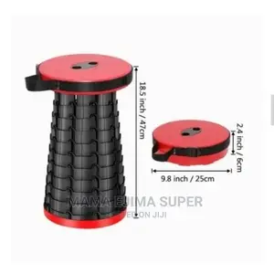 Portable Adjustable Height Folding Telescopic Stool