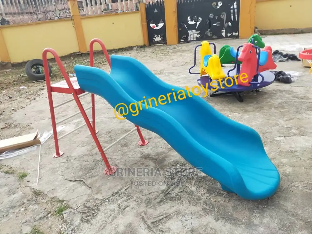 Big Slide With Merry Go Round Available