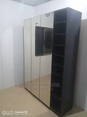Unique 5 by 7ft Three Doors Wardrobes (Full Length Mirrors)