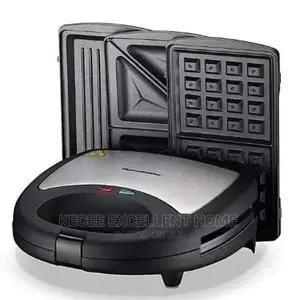 Sokany 3 in 1 Waffle + Sandwich and Grill Maker