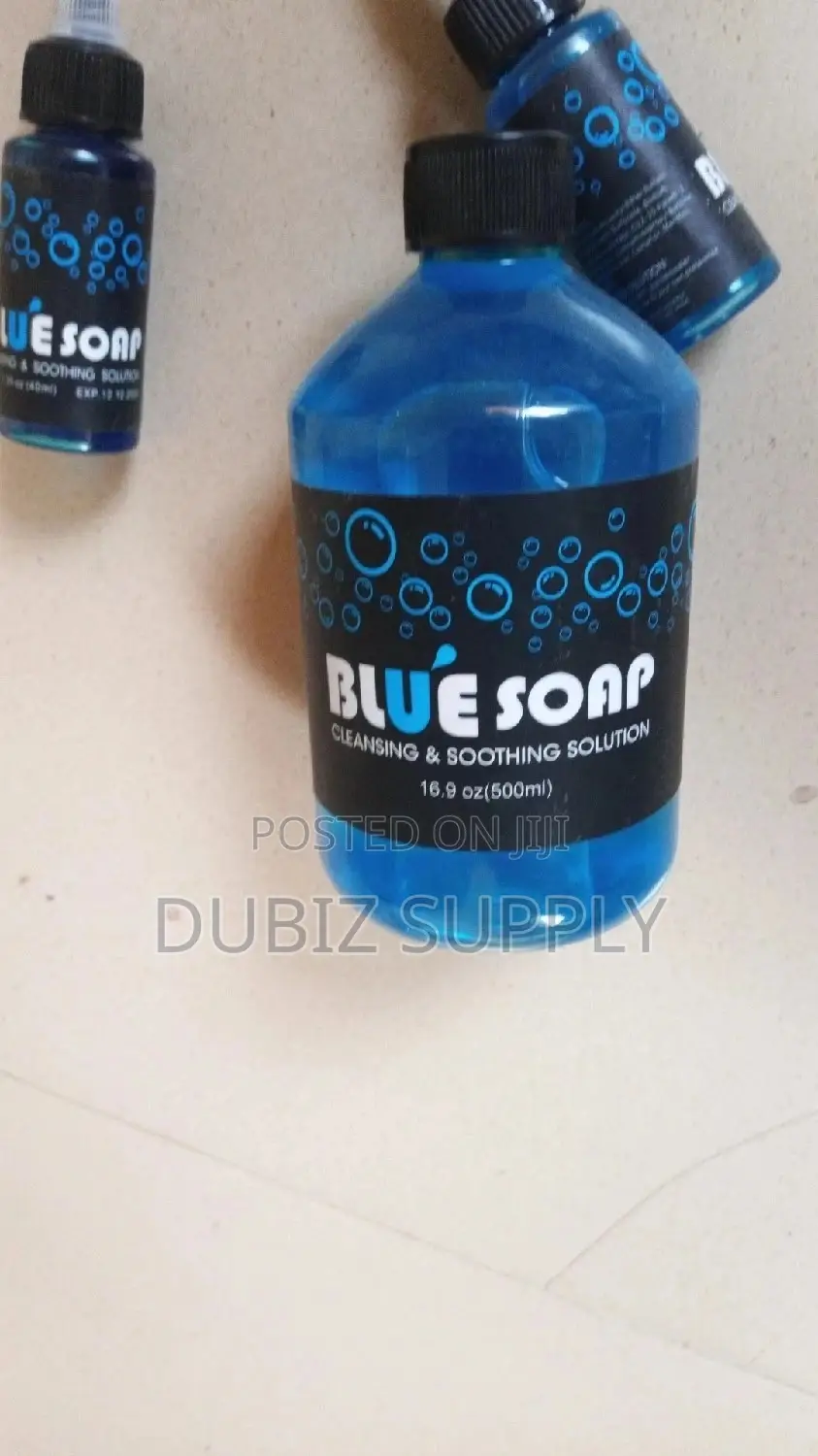 Blue Soap Cleansing and Smoothing Solutions