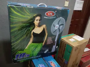 Rechargeable 18'' OX Standing Fan+Remote