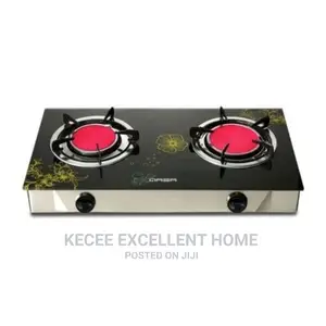 QASA 2-Burner Glass Top Infrared Gas Cooker
