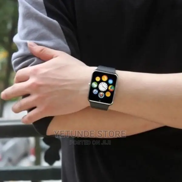 Smartwatch With Sim Memory Card Slots - Black