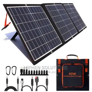 Solar Panels Kit Alternative Energy Use W/ Power Station
