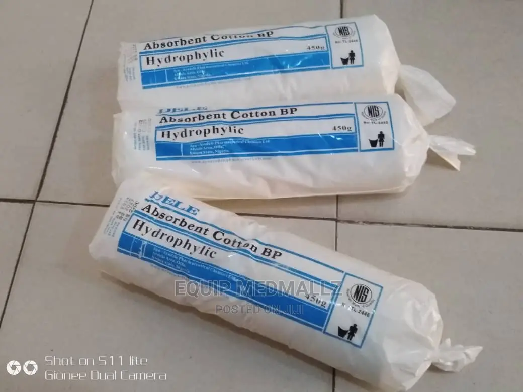 Dele Absorbent Cotton Wool (450G) in Ikeja Medical Supplies