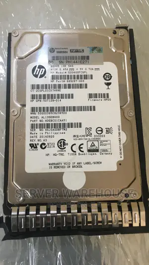600 GB HP 2.5 Inches SAS Drive