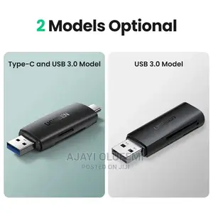 Ugreen 2 in 1 Card Reader (Usb to Sd Micro Sd / Tf Card)