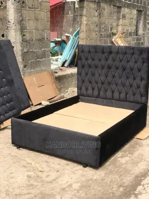 4.5 by 6 Padded Bedframe