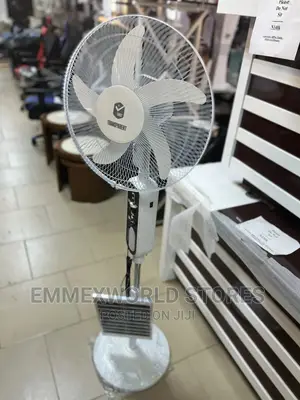 Transparent Solar Energy Fan 16”