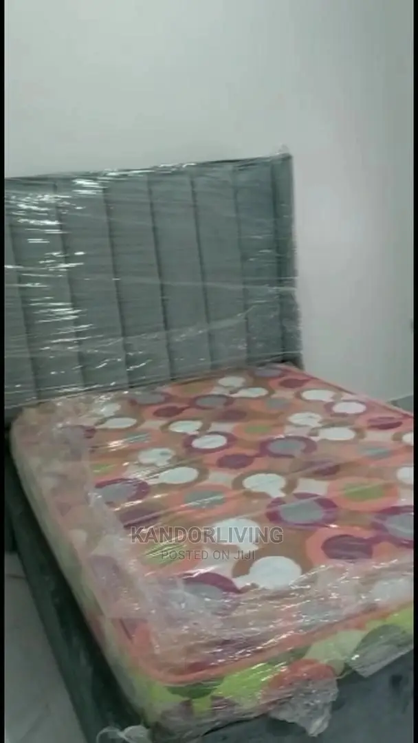 4.5 by 6 Padded Bed Frame