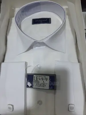 Italian Plain Colors White Balanciaga Shirts