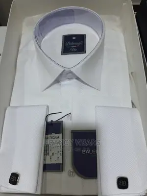 Italian Plain Colors White Balanciaga Shirts