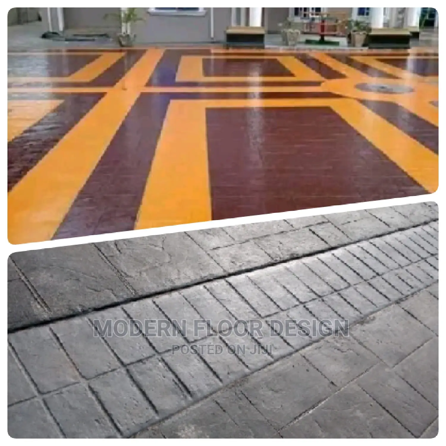 Mostly Sunstone Modern Stamps Floor