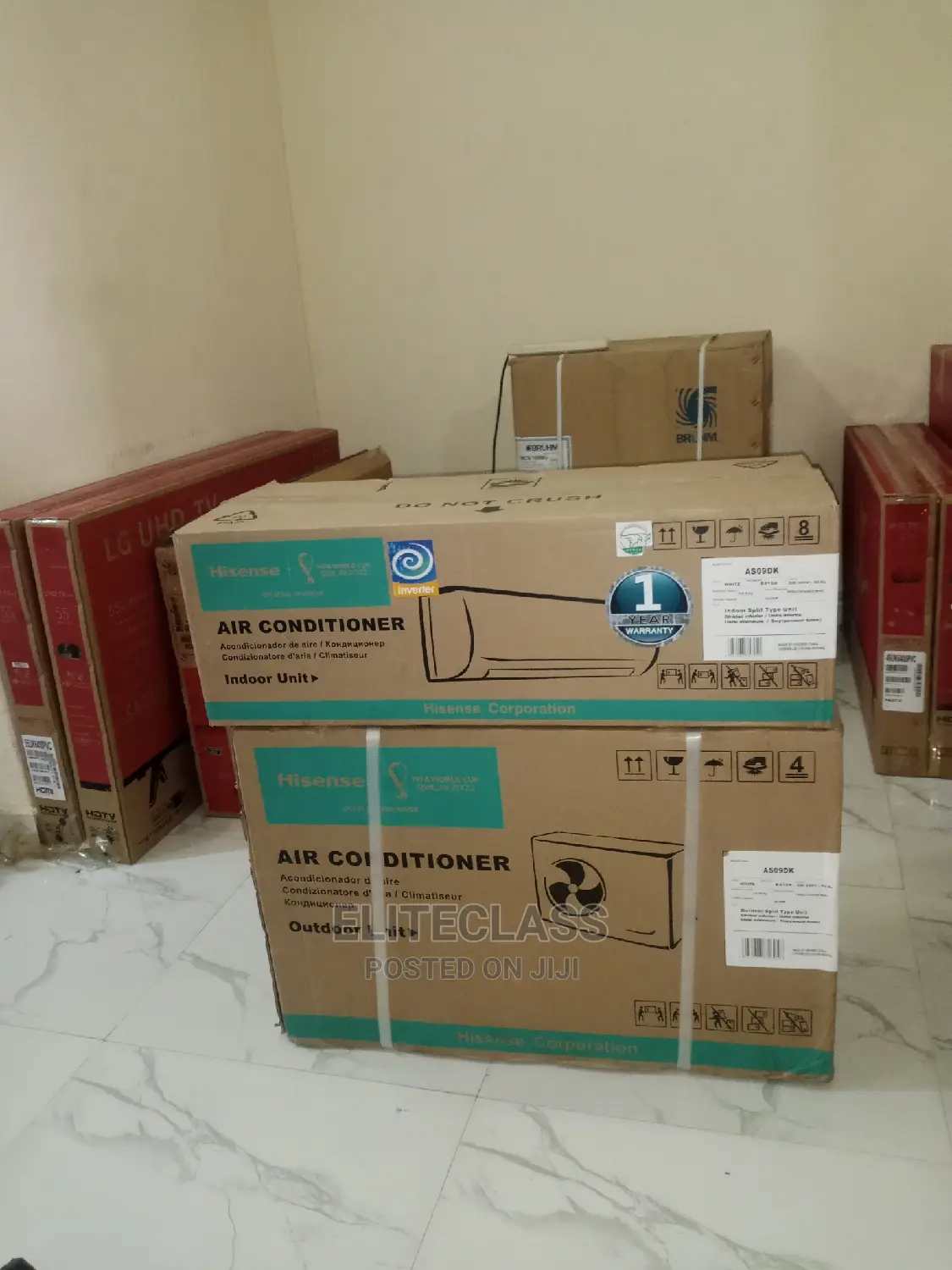 Hisense 1.0HP Split Inverter a/C AS09DK/Super Cooling