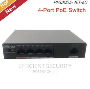 Dahua 4port Poe Switch PFS3006-4ET-60 6-Port 10/100mbs