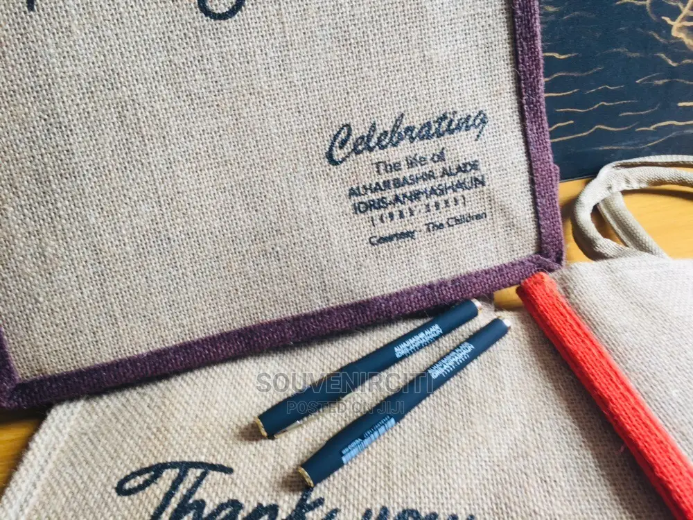 Jute Bag Pen Gift
