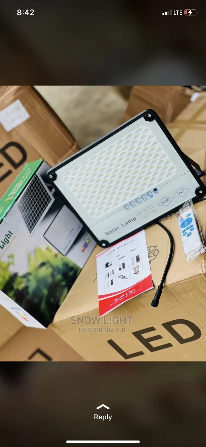Solar Flood Lights With Separate Panels in Ajah Solar Energy, Snow Light Jiji.ng