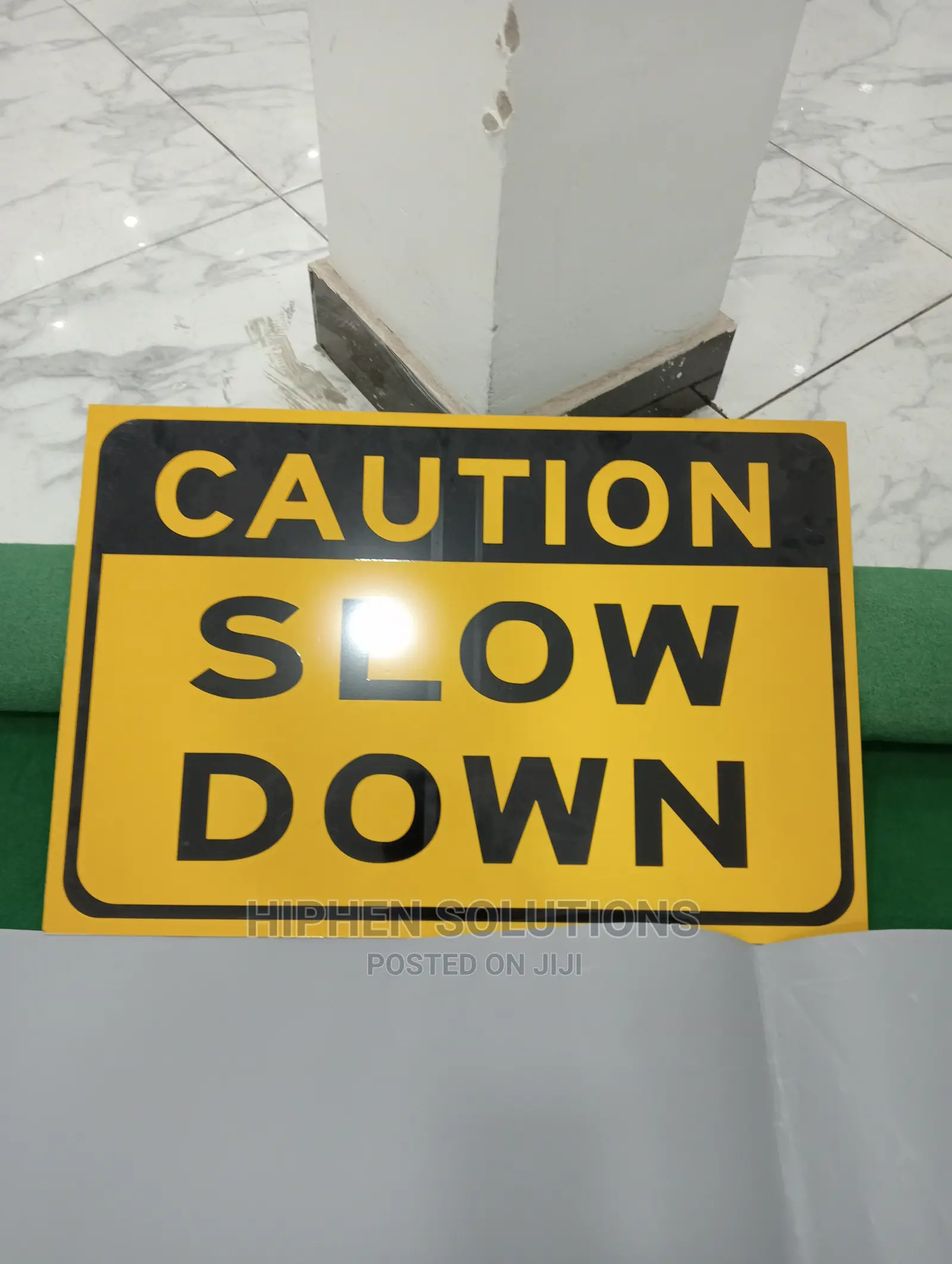 Caution Slow Down