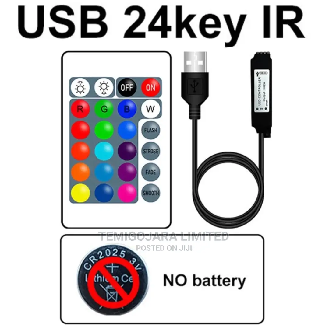 Smart Led Light Strip 5m/24key