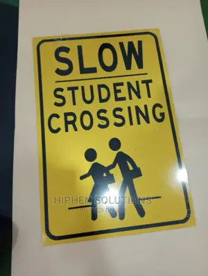 Slow Student Crossing Signs For Self-support