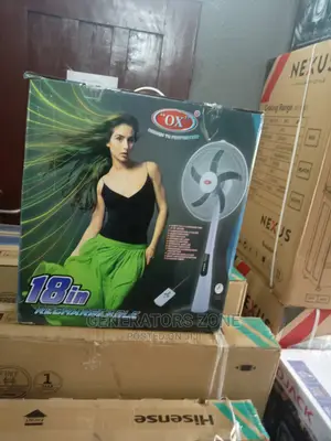 Standing 18'' Rechargeable Fan Ox