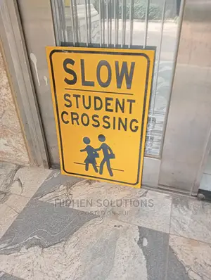 Slow Down Children Crossing Safety Sign