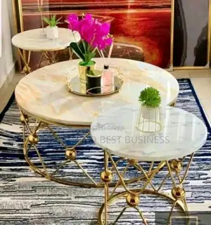 Center Table With Side Stool