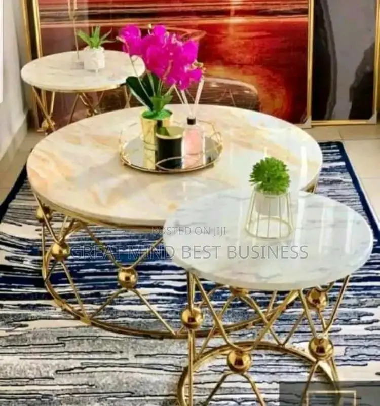 Center Table With Side Stool